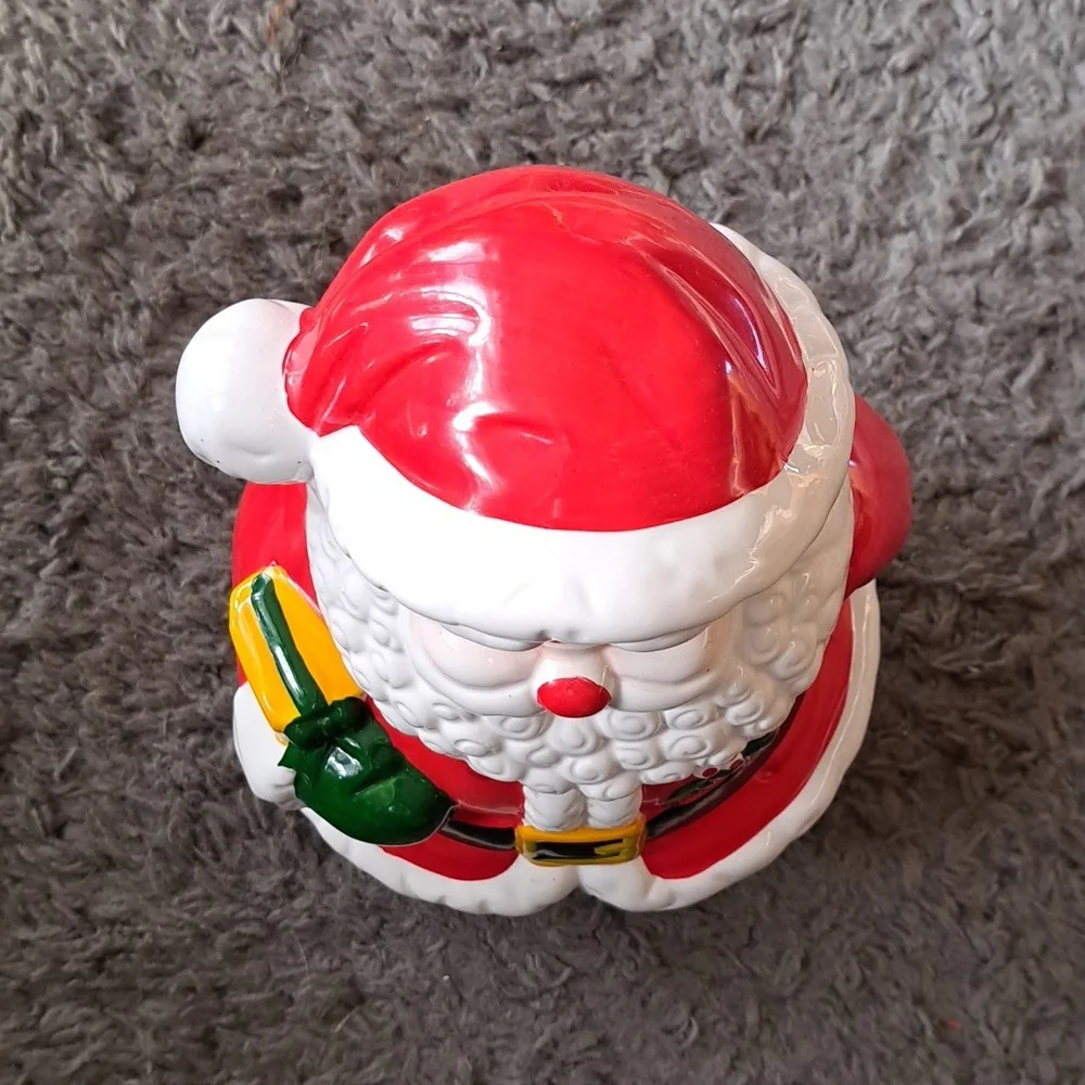NIB Christmas Santa cookie jar - Picture 7 of 8
